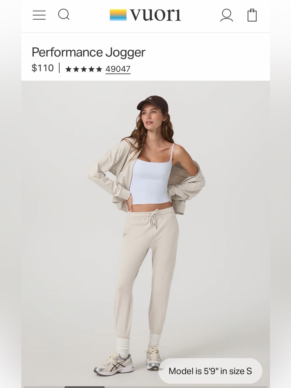 NWT Vuori Performance joggers 🔥